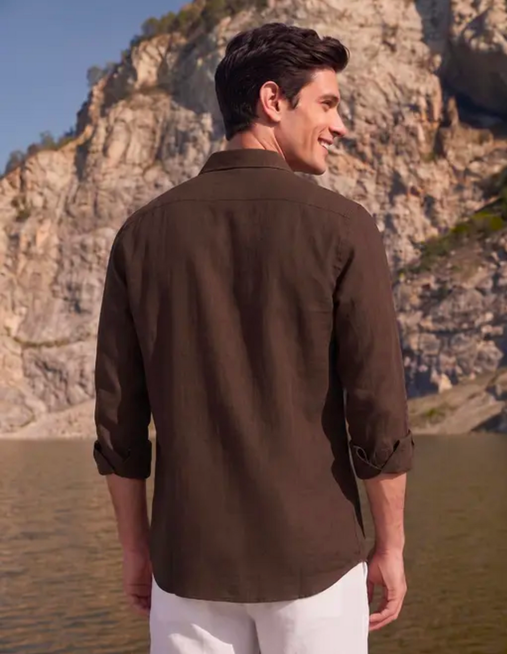 Brown Linen Shirt