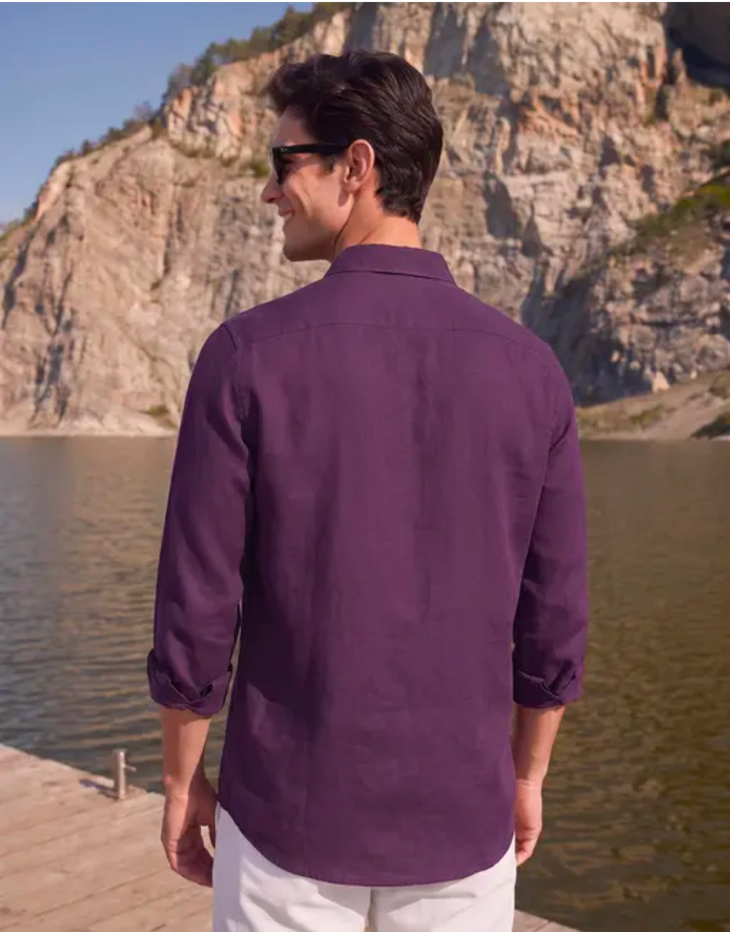 Purple Linen shirt