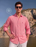 Pink Linen Shirt