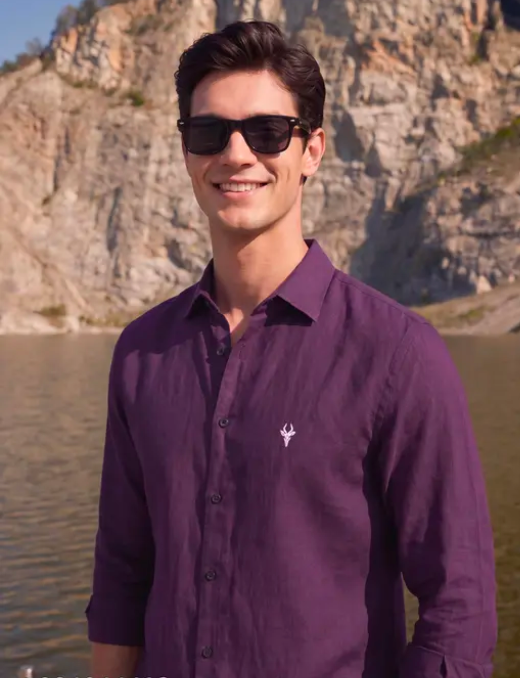Purple Linen shirt