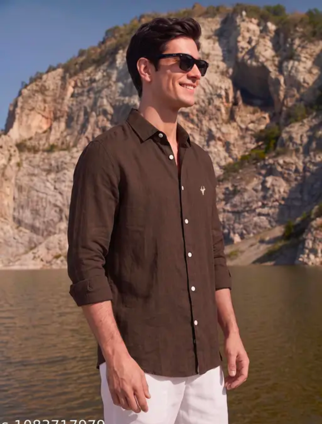Brown Linen Shirt