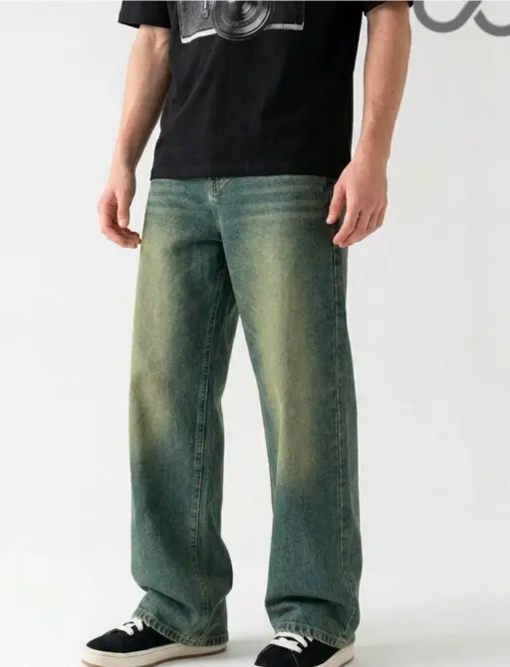 Men’s Tinted Baggy Jeans